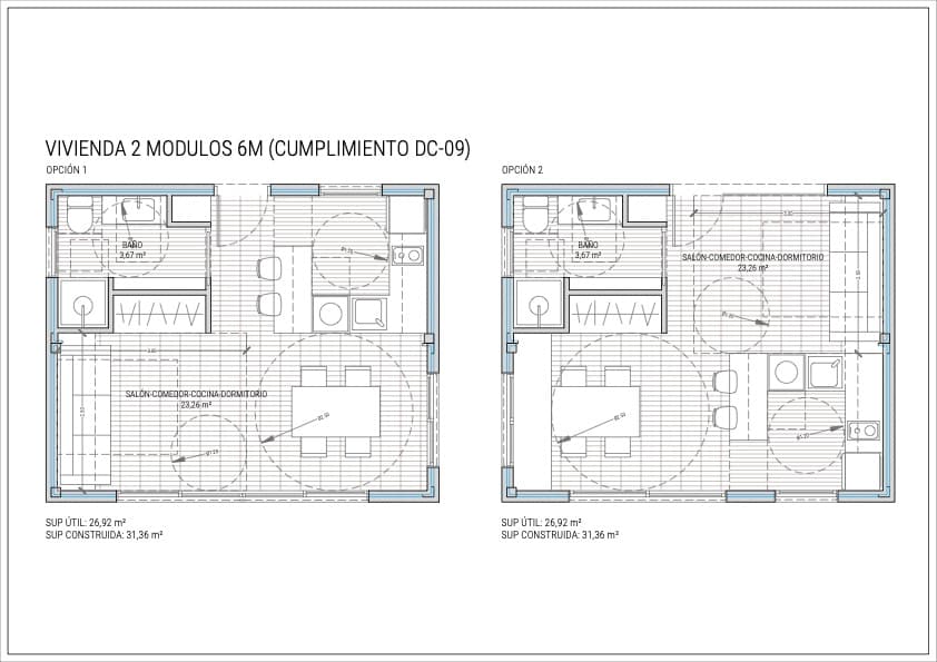 Modulo 30 doble 6 plano 1